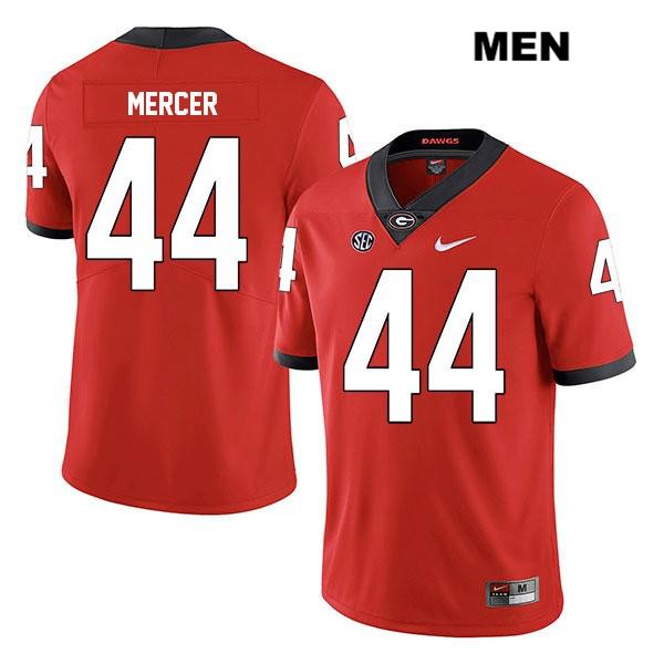 Georgia Bulldogs Men's Peyton Mercer #44 NCAA Legend Authentic Red Nike Stitched College Football Jersey QAH7156RK